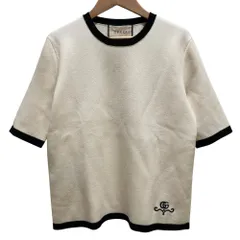 美品 23AW GUCCI グッチ ウールハイゲージニット トップス 681309 サイズS ベージュ レディース 古着 中古 USEDのサムネイル