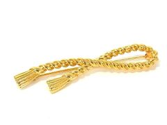 美品✨クリスチャンディオール ブローチ ヴィンテージ ロープモチーフ