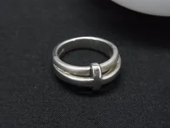 4℃ ヨンドシー クロス SV925 リング 指輪 アクセサリー 約10号 レディース メンズ シルバー系 DN8669のサムネイル