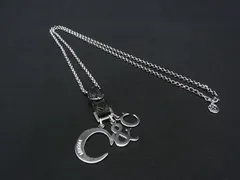 MOSCHINO モスキーノ ネックレス ペンダント アクセサリー レディース メンズ シルバー系×ブラック系 DN8880のサムネイル