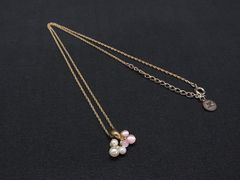 ナンバーチャーム バロックパール チェーンネックレス No.0 アレルギー 