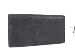 ■極美品■ Calvin Klein カルバンクライン レザー 二つ折り 長財布 ウォレット 札入れ 小銭入れ メンズ ブラック系 DN8716のサムネイル