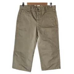 未使用 MARGARET HOWELL EDWIN マーガレットハウエル エドウィン コラボ クロップドパンツ W29 ベージュ メンズ 古着 中古 USEDのサムネイル