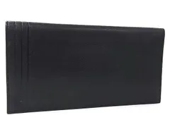 ■美品■ NINA RICCI ニナリッチ レザー 二つ折り 長財布 ウォレット 札入れ カード入れ メンズ ブラック系 DN8785のサムネイル