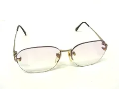 ■美品■ BALENCIAGA バレンシアガ 9193 56□15 135 度入り メガネ めがね 眼鏡 ブラウン系×ダークグレー系 DN9319のサムネイル