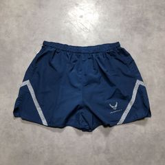 US. AIR FORCE米軍実物IPTUナイロントレーニングショーツブルー古着