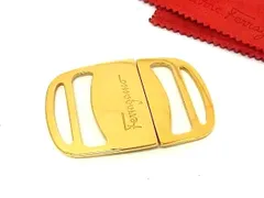 ■美品■ Salvatore Ferragamo フェラガモ ヴァラ バックルのみ ベルトバックル ベルト用金具 ゴールド系 DN9395のサムネイル
