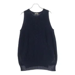 CELINE (セリーヌ) Kint Vest フィービー ファイロ期 クルーネックニットセーター ベスト ネイビー レディース 2 3M67/3259のサムネイル