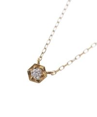 SIENA ROSE シエナロゼ GEMSTONE ヘキサゴンネックレス - メルカリ