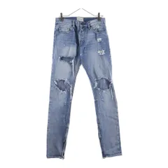 FEAR OF GOD (フィアオブゴッド) 4th Collection Selvedge Denim Vintage Indigo Jean コレクション ヴィンテージ ダメージ加工 セルヴィッジデニムパンツ ジーンズ インディゴのサムネイル