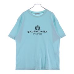 BALENCIAGA ターコイズ デストロイ Tシャツ - メルカリ
