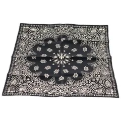 CHROME HEARTS (クロムハーツ) SILK BANDANA SCARF CHプラス シルク バンダナスカーフ ブラックのサムネイル