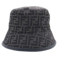Fendi バケットハット グレー ロゴ - メルカリ