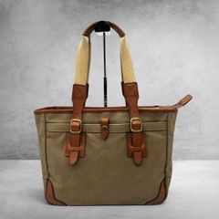 Acru アクリュ 卉奏 ククリ トートバッグ カメラバッグ 帆布 レザー 本