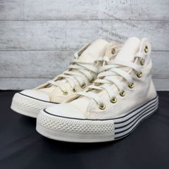 CONVERSE ALL STAR 40S STRIPEDSOLE HI コンバース オールスター 40S ストライプドソール ハイ カット ホワイト 白 23.5 cm レディース スニーカー 1SC101 L12401