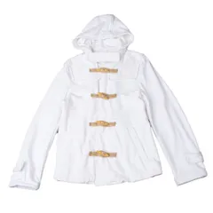 コムデギャルソン シャツCOMME des GARCONS SHIRT コットンスウェットダッフルジャケット 白Lのサムネイル
