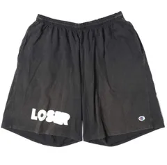 greatLAnd グレートランド LOSER SHORTS CHAMPIONボディ ダメージ加工 イージーショーツ XL(JPN) BLACK ショートパンツ ボトムス g27303のサムネイル
