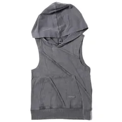 新品 PRANK PROJECT プランクプロジェクト 25SS Outsea American Sleeve Hoodie アウトシームアメリカンスリーブフーディー 31251415904 Free C.GRY ノースリーブ パーカー トップス g27275のサムネイル
