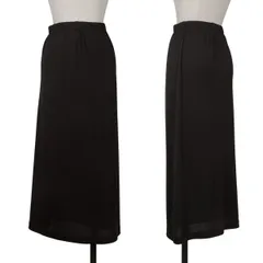 ヨウジヤマモト ノアールYohji Yamamoto NOIR ストレッチロングスカート 黒M位のサムネイル