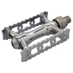 [ＭＫＳ（三ヶ島製作所）] SYLVAN TOURING NEXT Ezy Superior ペダル シルバー W94×L63のサムネイル