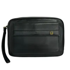 dunhill/ALFREDDUNHILL(ダンヒル) セカンドバッグ - 黒 レザーのサムネイル