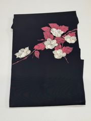 専用帯8307 ○高級 正絹 本場筑前博多織 松葉仕立て 名古屋帯 胡蝶蘭