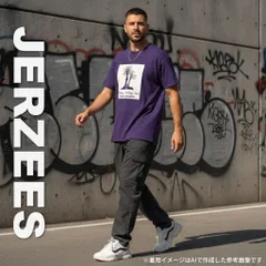 1775 JERZEES パームツリープリントTシャツ パープル 2XLのサムネイル