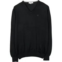 古着 カルバンクライン Calvin klein golf Vネック メリノウール×アクリルニットセーター メンズXL相当/eaa645937のサムネイル