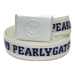 PEARLY GATES ベルト ホワイト 053-6282 - メルカリ