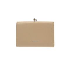 JIL SANDER がま口 二つ折り財布 ベージュ - メルカリ