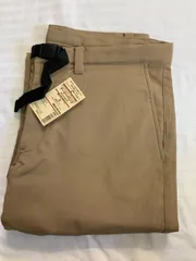 新品  無印良品 MUJI  イージーパンツ パンツ ストレッチ パンツ ズボン  ダークベージュのサムネイル
