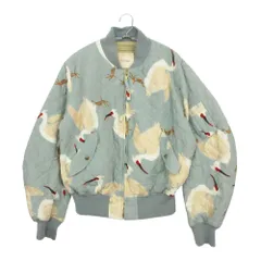 karl helmut カールヘルム ブルゾン ツルプリント キルティング MA-1 ジャケット ブルー メンズ 【中古】のサムネイル