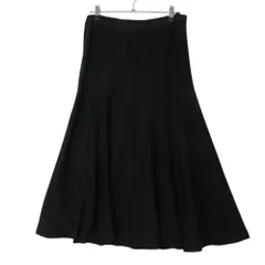 Christian Dior クリスチャンディオール ロングスカート ボトムス フレア ニット コットン シルク ブラック L【L】 レディース 【中古】のサムネイル