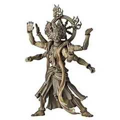 【中古】(非常に良い)リボルテックタケヤ003EX 阿修羅 木調版 ノンスケール ABS&PVC製 塗装済み アクションフィギュアのサムネイル
