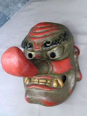 獅子舞 お面 厄除け 縁起物 - メルカリ