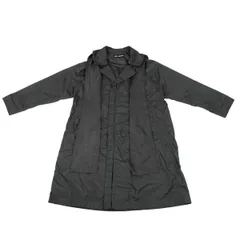 イッセイミヤケ メンISSEY MIYAKE MEN フード脱着デザインポリコート グレー2のサムネイル