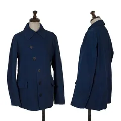 ジュンヤワタナベ コムデギャルソンJUNYA WATANABE COMME des GARCONS 染めコットンフレンチワークジャケット 青Sのサムネイル
