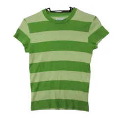 agnes b. アニエスベー 半袖Ｔシャツ ボーダー グリーン 2【M】 レディース 【中古】のサムネイル