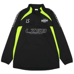 【未使用】【ジュニア】ルースイソンブラ ジャージ ハーフジップ ジャケット ブラック/ネオンイエロー  サッカー フットサルのサムネイル