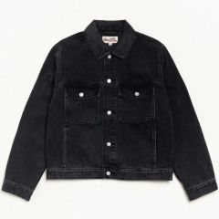 Stussy trucker jacket denime leopard - メルカリ