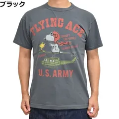 トイズマッコイ TOYS McCOY TMC2638 ブラック色 半袖Ｔシャツ スヌーピー PEANUTS TEE SNOOPY FLYING ACE メンズ トップス tmc2638のサムネイル