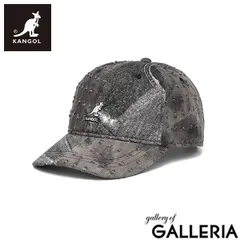 カンゴール キャップ メンズ レディース 帽子 KANGOL おしゃれ かわいい カジュアル 洗濯 手洗い可 ブランド ロゴ デニム ダメージ加工 ケミカル 軽量 DENIM MASHUP BASEBALL 251069624 BLACKTROMPELOEILのサムネイル