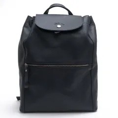 ロンシャン／Longchamp リュック バッグ バックパック レディース 女性 女性用 レザー 革 本革 ネイビー 紺  1550 021 556 Le Foulonne Backpack ル フローネ フラップ式 デイパックのサムネイル