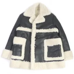 未使用品□Sacai サカイ 22AW 22-02902M フェイクシアリング エコレザー ブルゾン ジャケット ブラック 1 日本製 正規品 メンズオススメのサムネイル