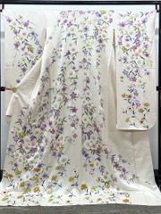 振袖 銀通し 金彩 辻ヶ花 紋意匠 身丈170cm MO3847 - メルカリ