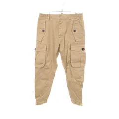 ディースクエアード DSQUARED2 カーゴパンツ ボタンフライ ベージュ コットン S71KB0574 カーゴパンツ ベージュ メンズ Used Aのサムネイル