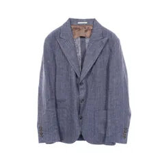 ブルネロクチネリ Brunello Cucinelli テーラードジャケット ストライプ ファブリック ジャケット メンズ Used Aのサムネイル