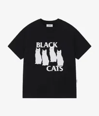 vivastudio ビバスタジオ ブラック キャット 半袖 Tシャツ XLのサムネイル