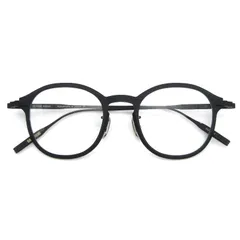 未使用 OG×OLIVER GOLDSMITH オージーバイオリバーゴールドスミス メガネフレーム PUTNEY 日本製 M BLACK マットブラック 54001134のサムネイル