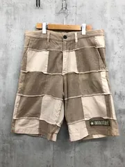 inhabitantinhabitant インハビタント パッチワーク ハーフ パンツ size32/ベージュ系 ■◆ メンズのサムネイル